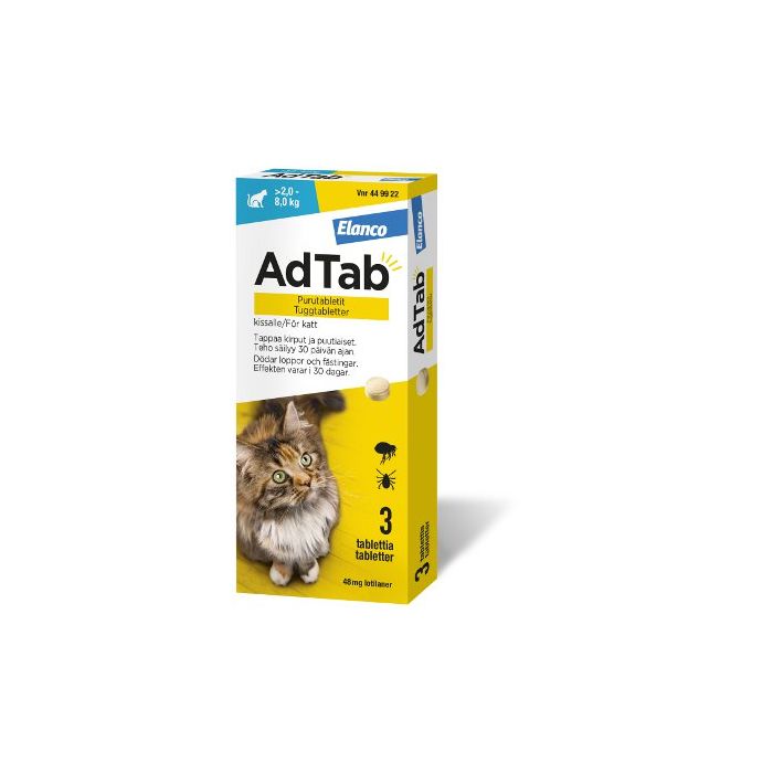 ADTAB purutabletti 48 mg kissalle (> 2,0–8,0 kg) 3 fol kuva 2