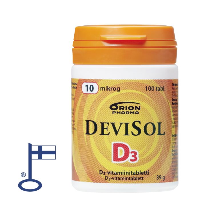 Devisol 10 mikrog imeskelytabletti 100 kpl kuva 3