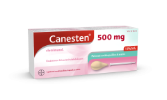 CANESTEN emätinpuikko, kapseli, pehmeä 500 mg 1 fol