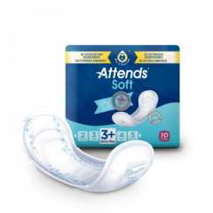 Attends Soft 3 Extra Plus tippasuoja 10 kpl