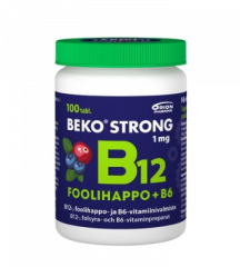 BEKO STRONG B12+FOOLI+B6 MUSTIKKA-KARPALO 100 PURUTABL