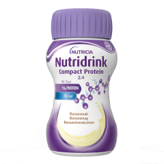 Nutridrink compact protein banaani 4X125 ML