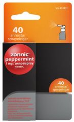 ZONNIC PEPPERMINT 1 mg/suihke sumute suuonteloon, liuos (3 ml)40 annosta